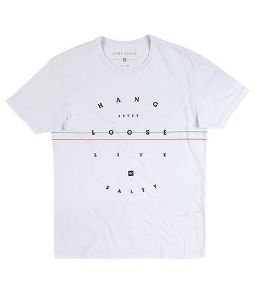 Camiseta Silk Typostripe Masculino Hang Loose Camiseta Silk Typostripe Masculino Hang Loose